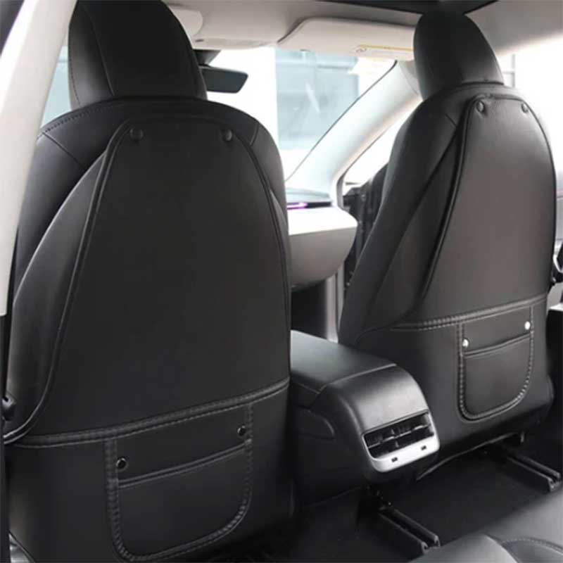 For Tesla Model Y Rear Seats Back Protector Anti-Kick Mats TPE Seat Cover &  Trunk Mats Foot Pad Model 3 Y 2016-2023 Accessories