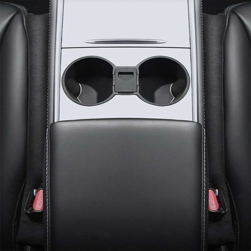 Car Seat Gap Filler Premium Leather Organizer For Tesla Model S 3