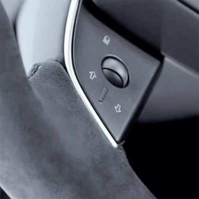 TAPTES® Alcantara Steering Wheel Cover for Tesla Model 3 Highland 2024