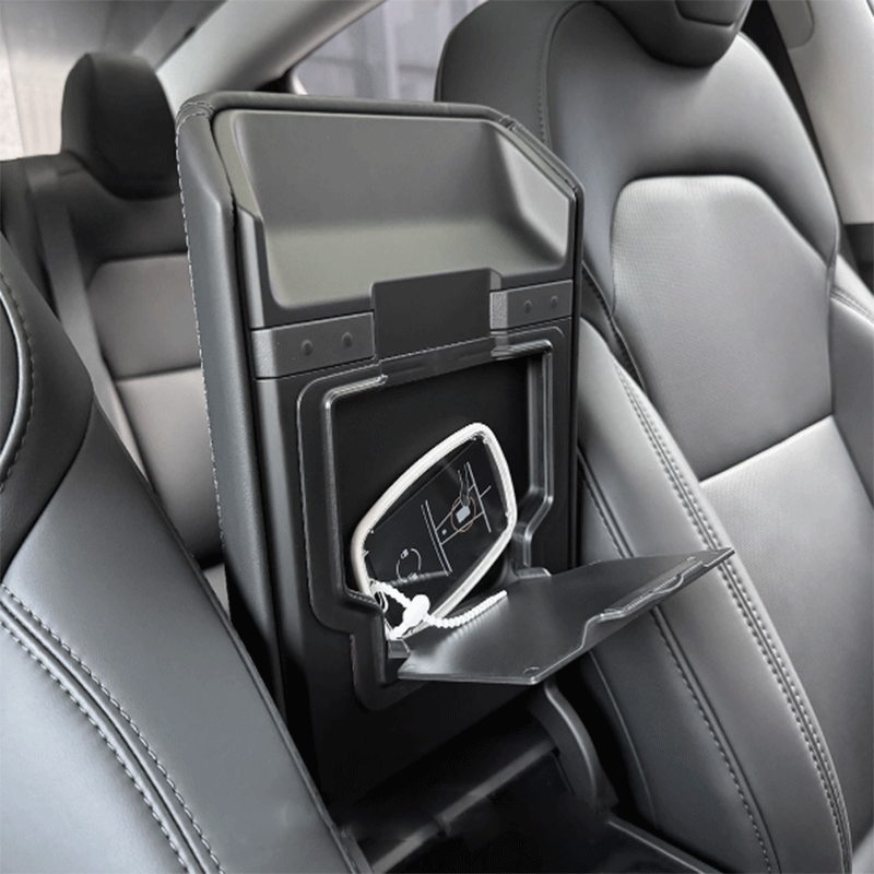 TAPTES® Armrest Magnetic Private Storage Box for Tesla Model 3