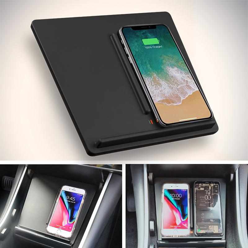 TAPTES Wireless Phone Charger for Tesla Model 3, Wireless Charging