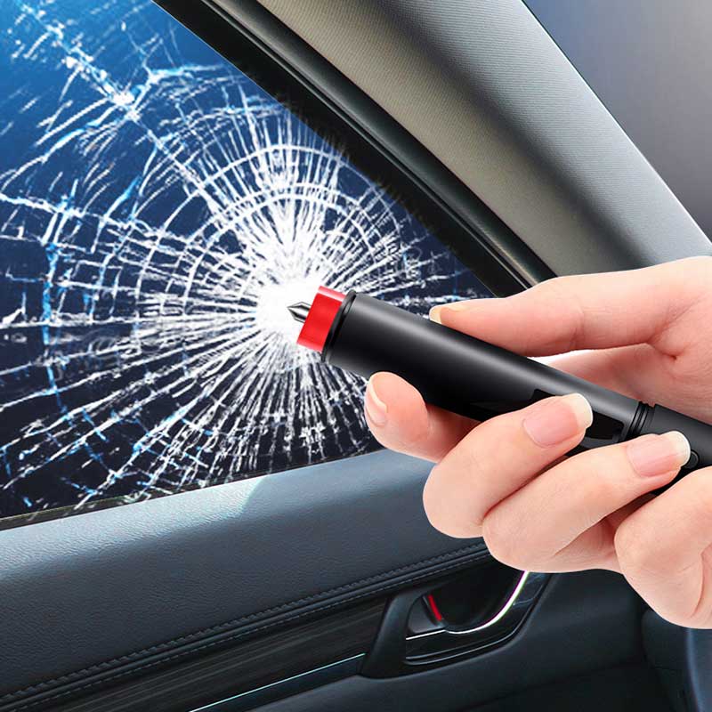 Self Defense Emergency Car Window Glass Breaker Keychain and