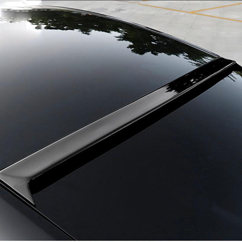 Rear Window Roof Spoiler (Fits: Tesla Model Y all years) Unpainted Black  380R