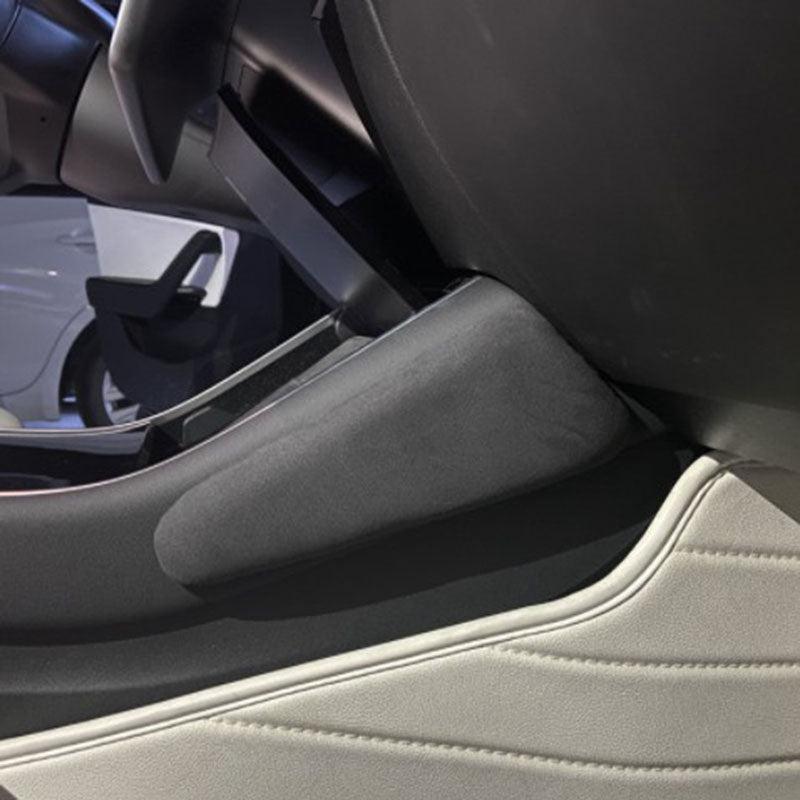 TAPTES® Alcantara Center Console Side Foot Rest Pad for Tesla Model S