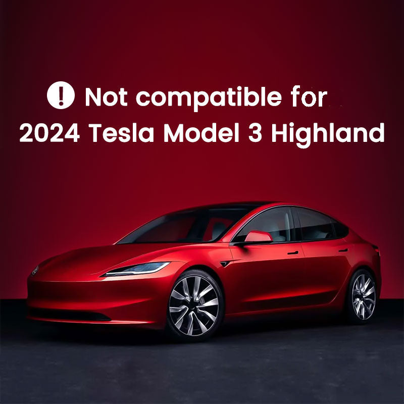 TAPTES® Upgraded Vegan Leather Armrest Cover for Tesla Model 3 Model Y