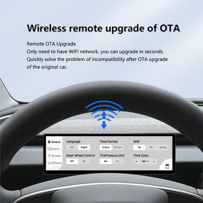 TAPTES® CarPlay Dashboard Heads-Up Touch Display Upgrade T13 8.8-inch for 2024 2025 Tesla Model 3 Highland/2025 New Tesla Model Y Juniper