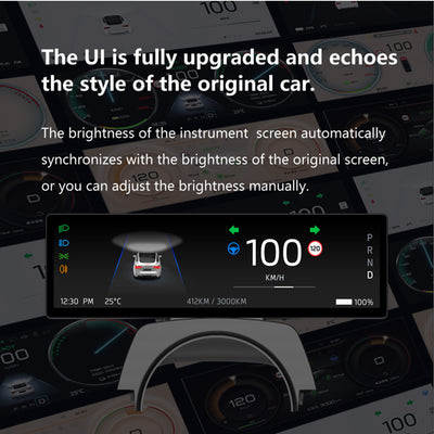 TAPTES® CarPlay Dashboard Heads-Up Touch Display Upgrade T13 8.8-inch for 2024 2025 Tesla Model 3 Highland/2025 New Tesla Model Y Juniper