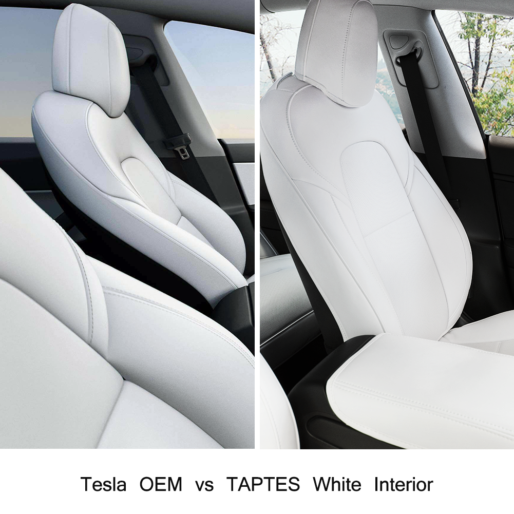 TAPTES Seat Covers for Model Y 5 Seater Rear Seats, Seat Covers for 2020-  2023 2024, Only Available in Europe