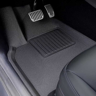 TAPTES  New Update All Weather XPE Floor Mats for Tesla Model Y 7 Seater 2020-2023, Set of 9