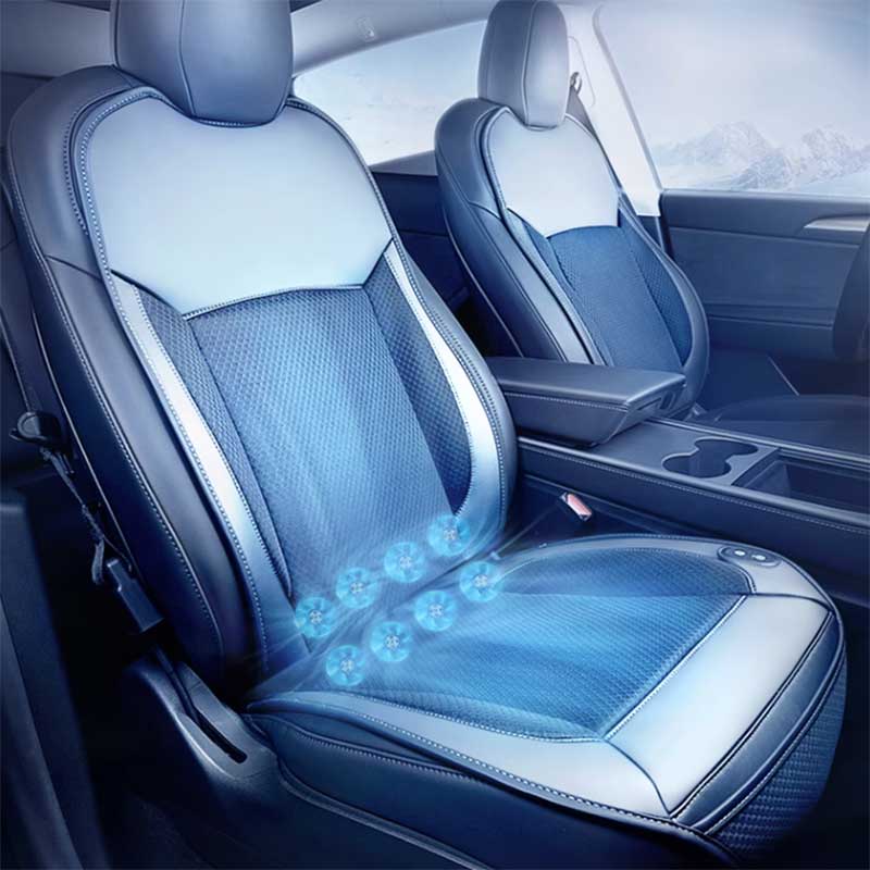 TAPTES®  Ventilated Seat Cushion / Cooling Seat Cover for Tesla Model 3 2018-2023/ Model Y2018-2025