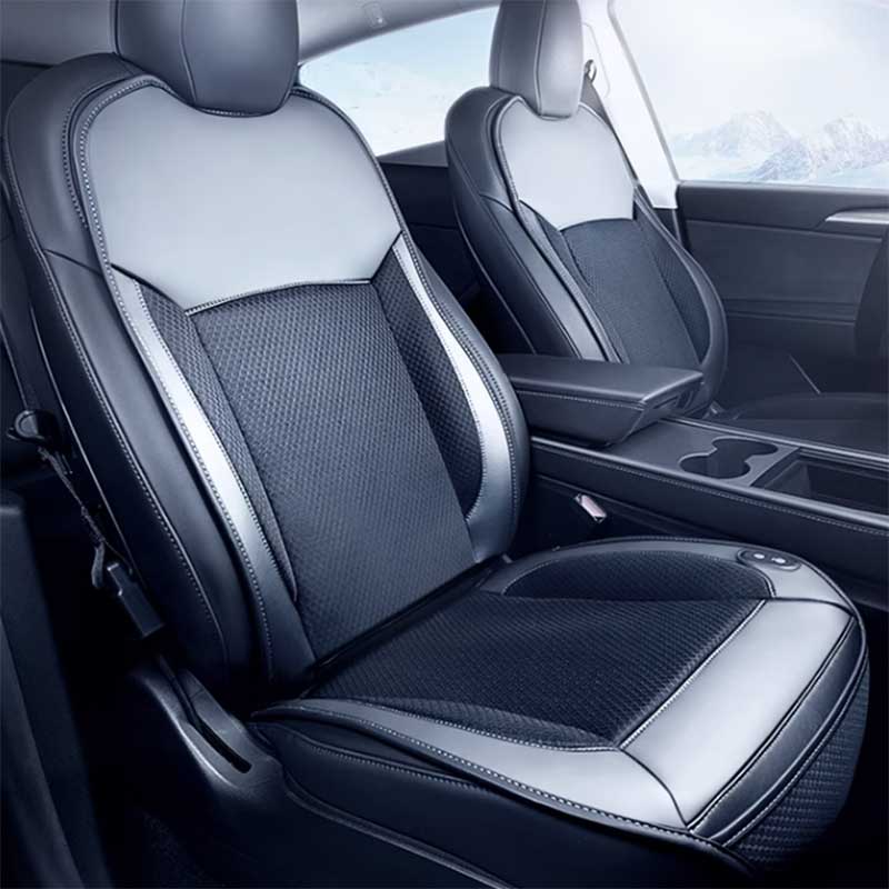 Tesla Model 3 Y Seat Cushion Cool Breathable Air Mesh Car Seat Cushion -  EVBASE-Premium EV&Tesla Accessories