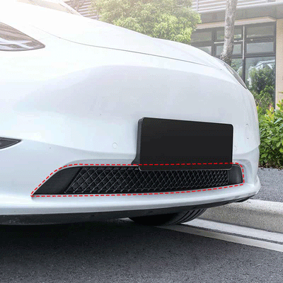 TAPTES® Front Bumper Grille Insect-proof Net Air Inlet Protective Cover for Model 3/Y 2018-2025