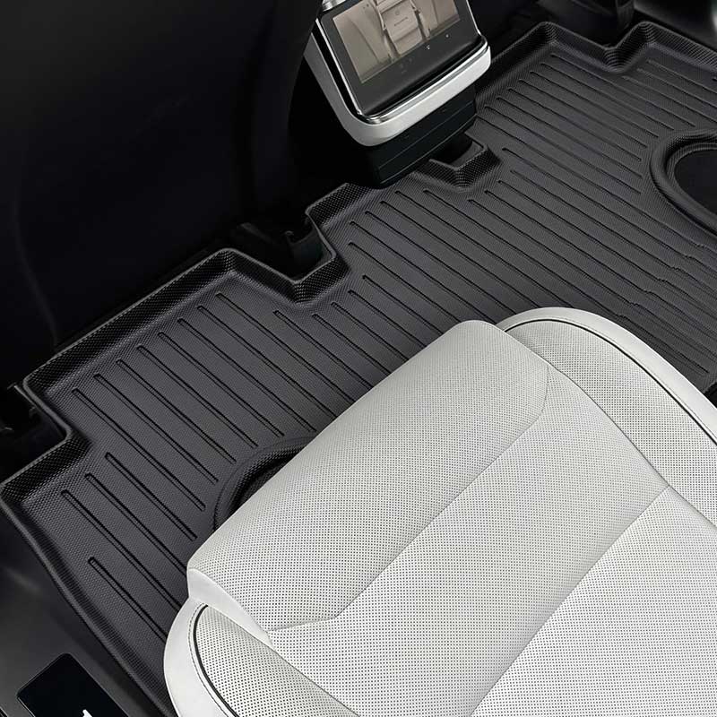 TAPTES All Weather Floor Mats Trunk Mats Cargo Liner for Tesla Model X 6 Seater 2022-2025