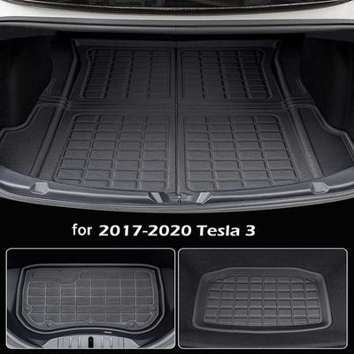 TAPTES All Weather Floor Mats & Trunk Mats for Tesla Model 3 2017-2020