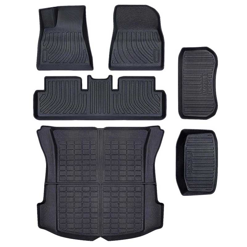 TAPTES All Weather Floor Mats for Tesla Model 3 2023 2022 2021, Floor Liners for Tesla Model 3