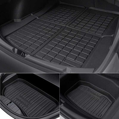 TAPTES All Weather Floor Mats for Tesla Model 3 2023-2021, Floor Liners for Tesla Model 3