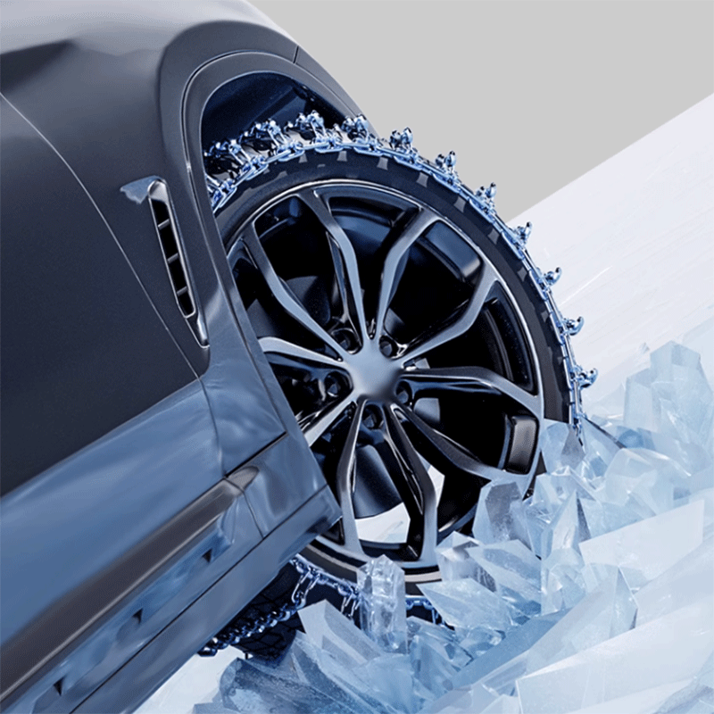 Frontal snow chains for Tesla Model S , X, Y and 3