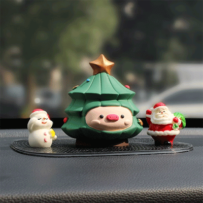 TAPTES Car Dashboard Christmas tree Ornament for Tesla Model S/3/X/Y