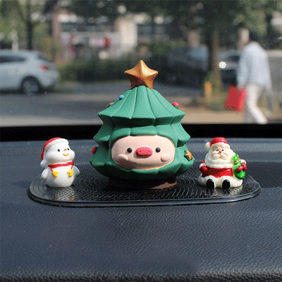 TAPTES Car Dashboard Christmas tree Ornament for Tesla Model S/3/X/Y