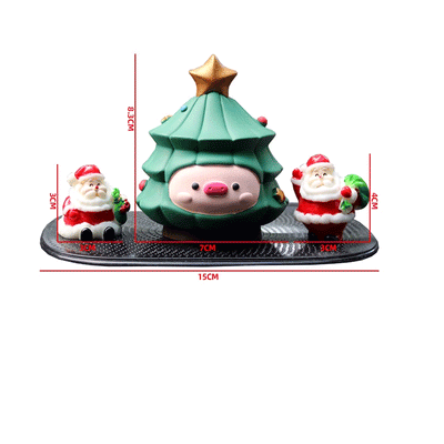 TAPTES Car Dashboard Christmas tree Ornament for Tesla Model S/3/X/Y