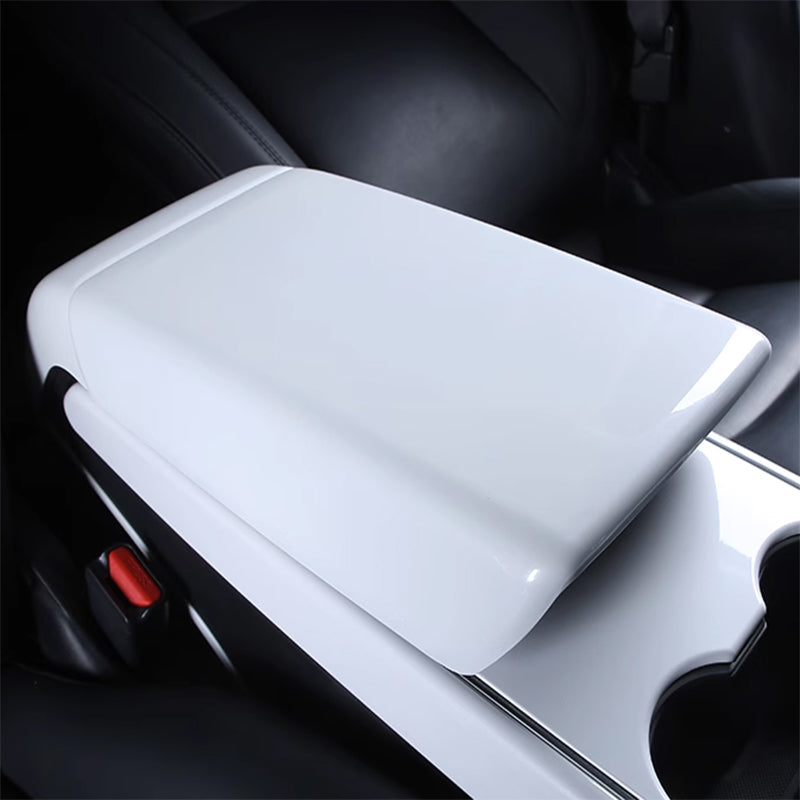 TAPTES® Carbon Fiber Center Armrest Cover for Tesla Model 3 Model Y 2021-2025