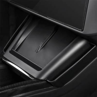 TAPTES® Central Control Wireless Charging Silicone Pad with Storage Box for Tesla Model S Model X 2022-2025