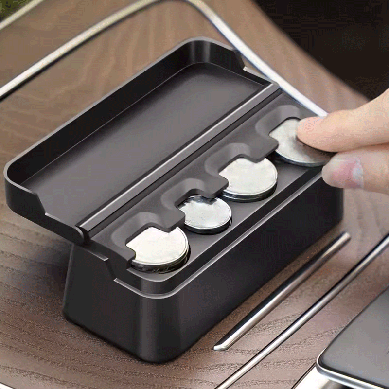 TAPTES® Car Coin Storage Organizer for Tesla Model S/3/X/Y/Cybertruck