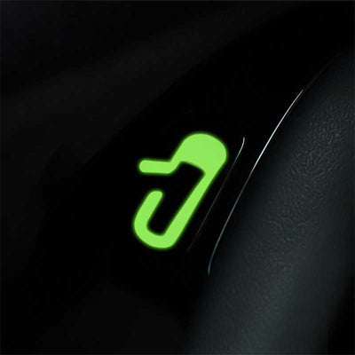 TAPTES Door Release Button Luminous Decorative Stickers for Tesla Model 3 Model Y