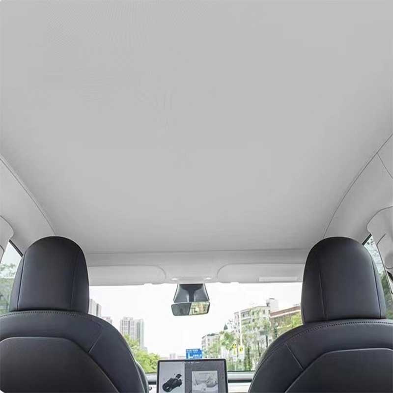 Sunroof Sunshade Curtains Tesla Model 3/Y Heat Insulation Canopy with Electrostatic  Adsorption and Sunscreen Function - AliExpress