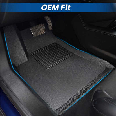 TAPTES® Floor Mats for Tesla Model S 2020-2023, Premium All Weather Waterproof Floor Liners, Only Available in Europe