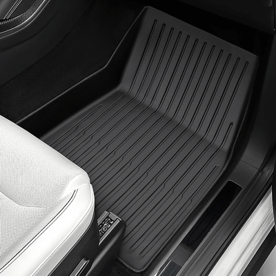 TAPTES Floor Mats for Tesla Model X 7 Seater 2024 2023 2022, All Weather Floor Mats for Tesla Model X,Waterproof Floor Cargo Liner 4PCS