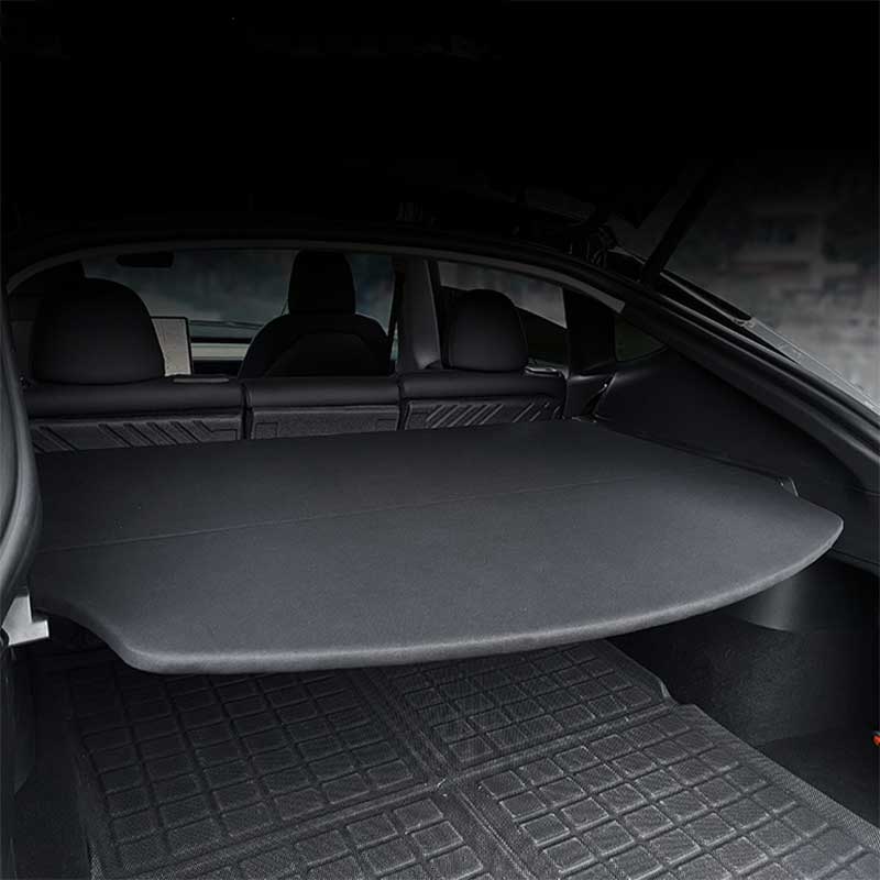 TAPTES® Foldable Rear Trunk Privacy Cover for Tesla Model Y, Hard Rear  Trunk Cover