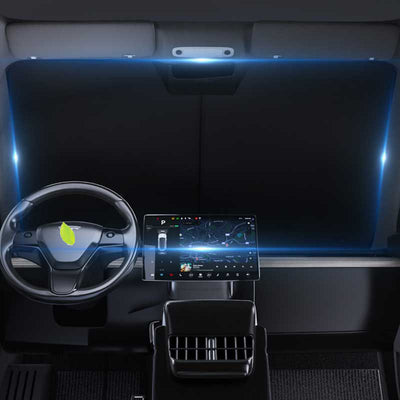 TAPTES Front Window Sunshade for 2020-2025 Tesla Model Y,UV / Heat Insulation Protective