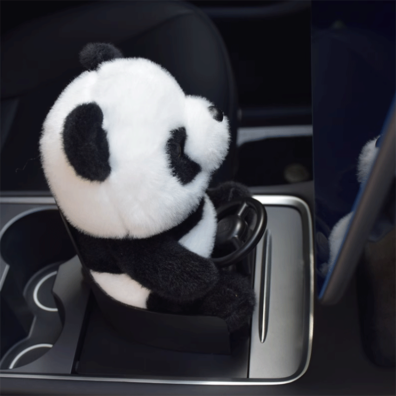 TAPTES Llittle Co-Driver Plush Doll for Tesla Model Y Model 3 Car Decorative Ornaments