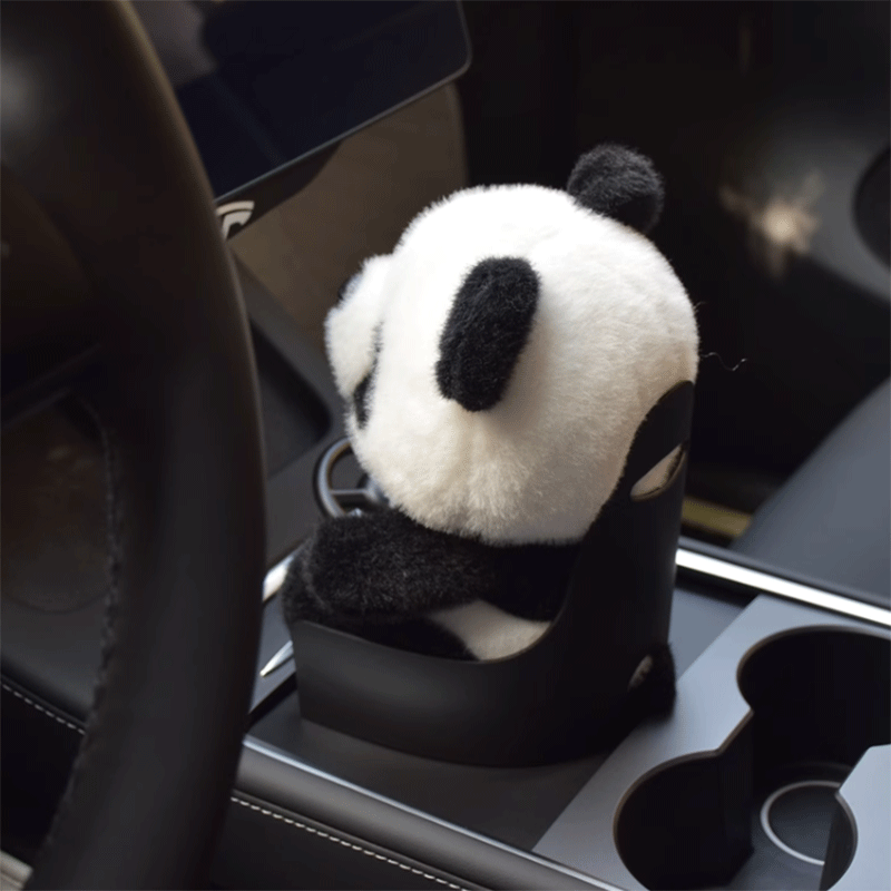 TAPTES Llittle Co-Driver Plush Doll for Tesla Model Y Model 3 Car Decorative Ornaments