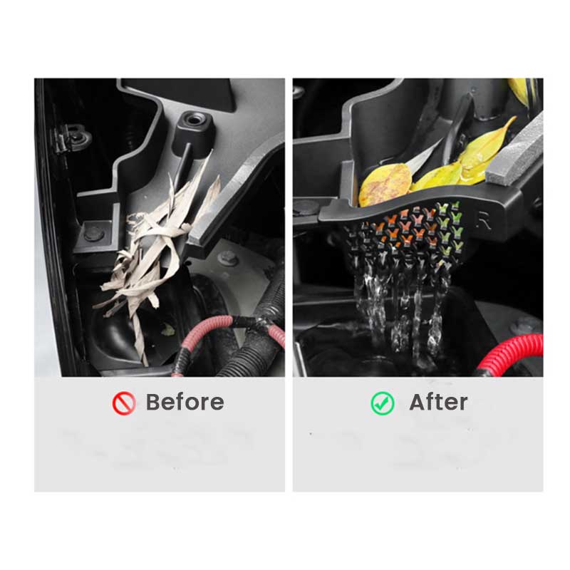 TAPTES Engine Hood Water Channel Anti-Clogging Net for Tesla Model Y 2020-2025