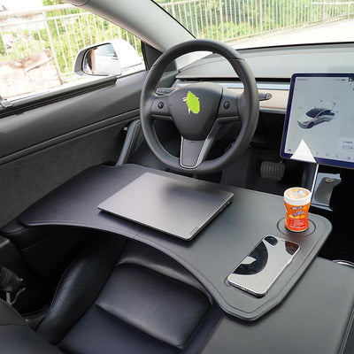 TAPTES® Car Foldable Laptop Working Desk for Tesla Model 3 Model Y ...