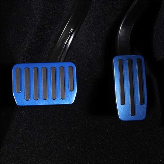 Zoomto Aluminum Pedal Covers For Tesla Model 3 & Y (2016-2023) – Non-Slip Red Brake & Accelerator Pads - View #3