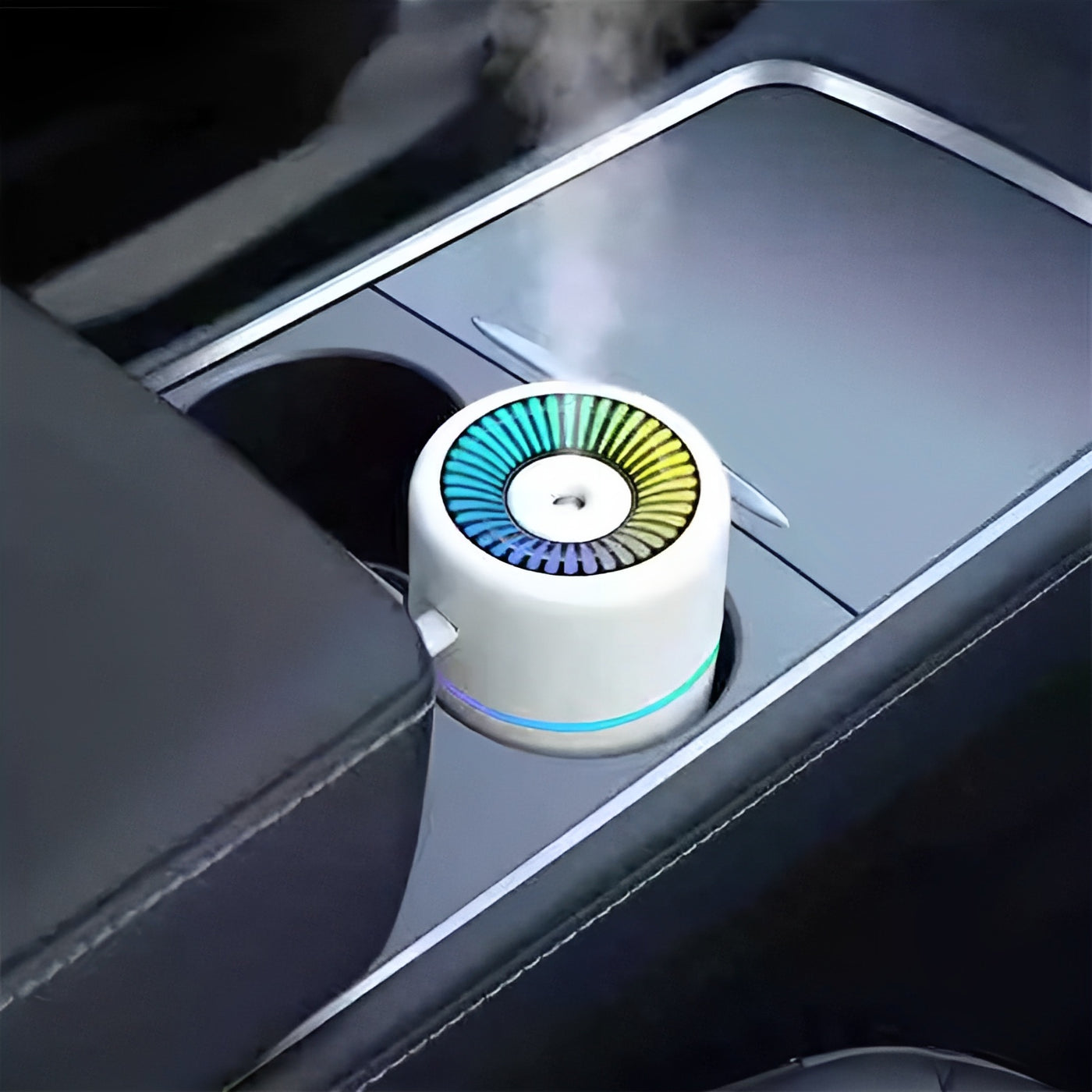 TAPTES Portable Car Humidifier With Ambient Light for Model Y Model 3