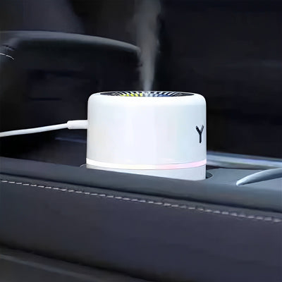 TAPTES Portable Car Humidifier With Ambient Light for Model Y Model 3