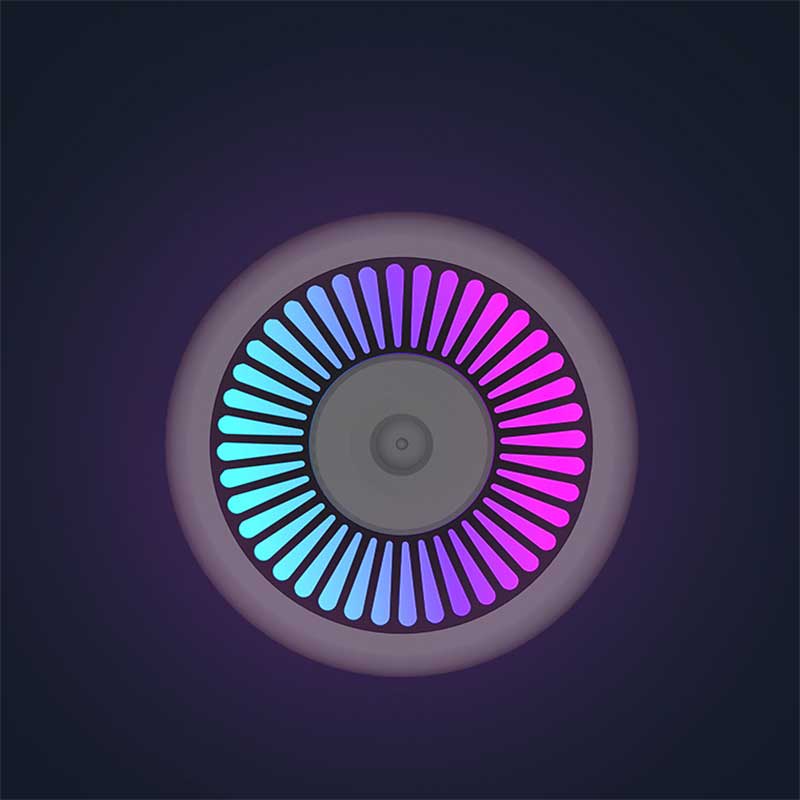 TAPTES Portable Car Humidifier With Ambient Light for Model Y Model 3