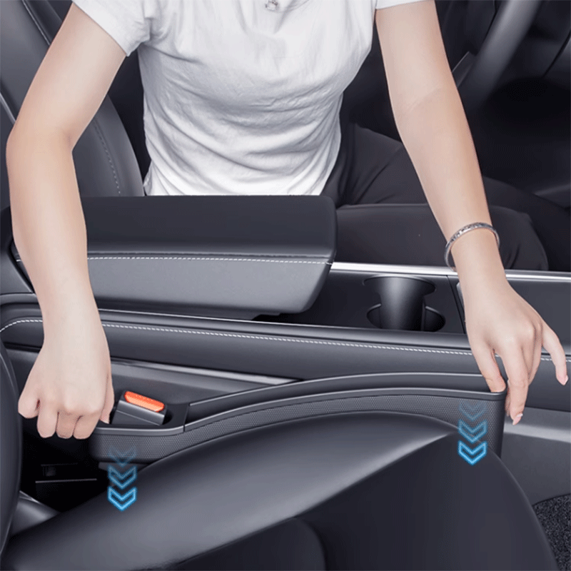 TAPTES® Seat Gap Storage Organizer Filler Box for Tesla Model Y Model 3