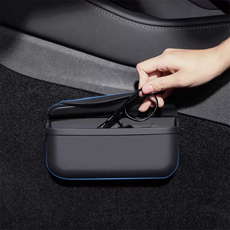 TAPTES Silicone Storage Box for Model Y Model 3 Multi-Scene Paste Storage Organizer