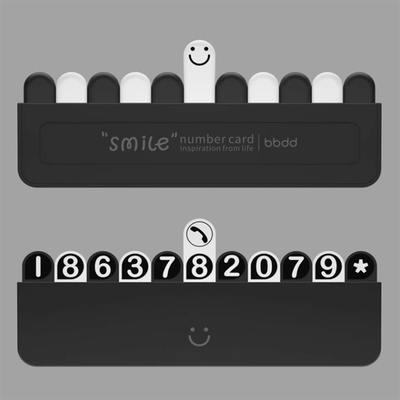 TAPTES Temporary Parking Mobile Phone Number Plate for Tesla Model Y/3/S/X