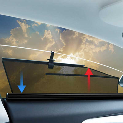 TAPTES Tesla Automatic Lifting Side Window SunShade for Model Y Model 3, Set of 4 PCS