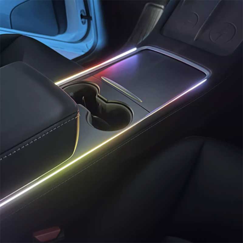 TAPTES® Center Console & Dashboard Streamer Ambient Light for Model Y Model 3