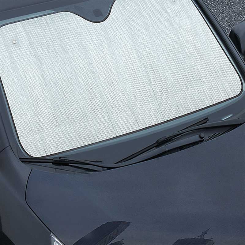 TAPTES Front Windshield Sunshade for Model 3 2019-2021 Foldable Sucker Windshield Sun Shade