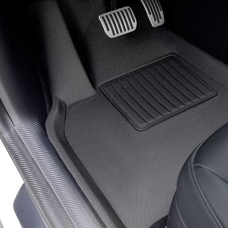 TAPTES Floor Mats for Tesla Model Y , All Weather Floor & Rear Cargo Liners for 5 Seater Model Y, Only for US