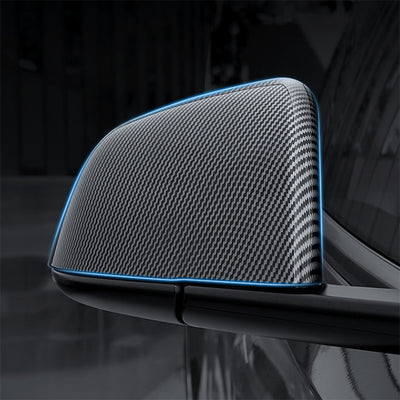 TAPTES Carbon Fiber Side Mirror Decorate Covers for Model Y 2020-2025