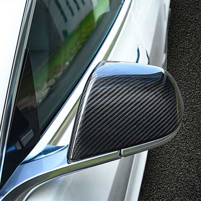 TAPTES Carbon Fiber Side Mirror Decorate Covers for Model Y 2020-2025